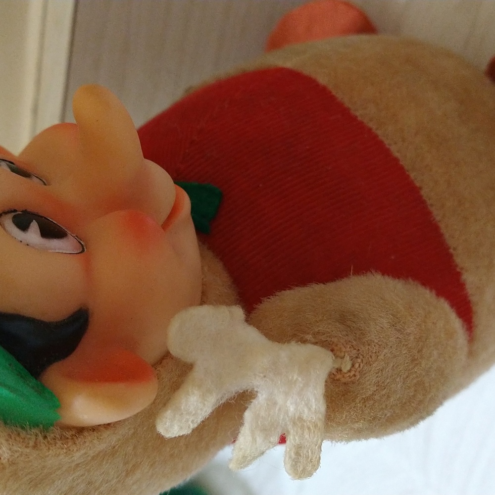 Vintage 1950's Gund Disney Roly Poly Rubb Gace Pinocchio Plush Toy - Picture 3 of 8